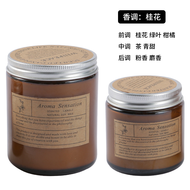 Velas aromáticas creativas hechas a mano de cera de soja, sin humo, en vaso de cristal romántico, recuerdos navideños, fragancia ligera al por mayor.