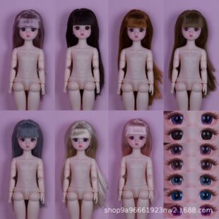 ���ֵ6��30����BJD������3D���۶�ɫ��ͫ�������^�����Ů�����