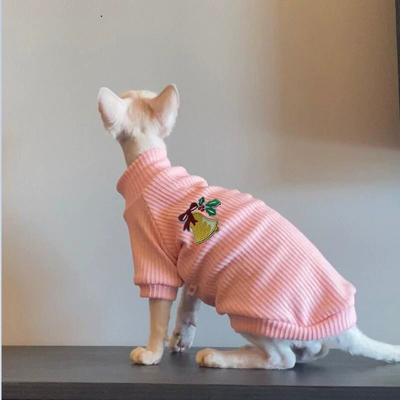 Милая Футболка тонкая весенняя новая одежда для безволосых кошек Sphinx Cat немецкая одежда Fine Shuttle хлопок