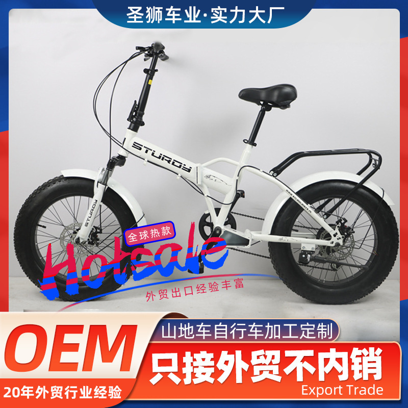 Sturdy20-inch Lithium electric snow bicycle outdoor riding variable speed student road riding cross-border wholesale