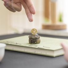 福袋进宝合金香炉茶宠可爱树脂香座托支家卧室持久留香桂花香薰炉