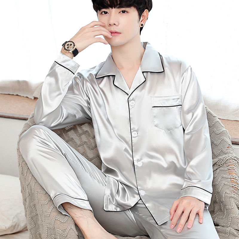 더블 롱 남성 그레이