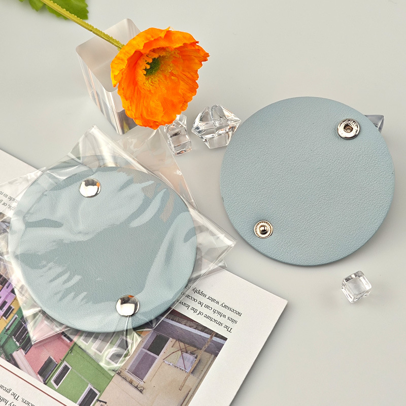 现货直销pu皮数据线整理扎带 充电器整理绑带 简约圆形耳机绕线器