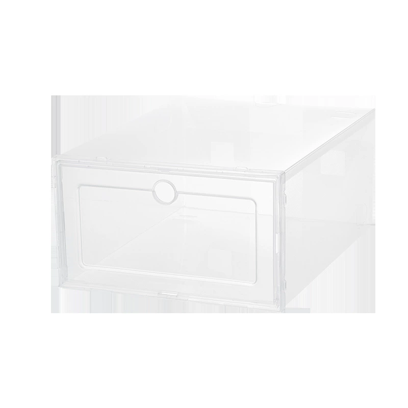 Transparent Plastic Shoe Box Drawer, 31×21.5×12.5 cm, stackable dust- and moisture-proof