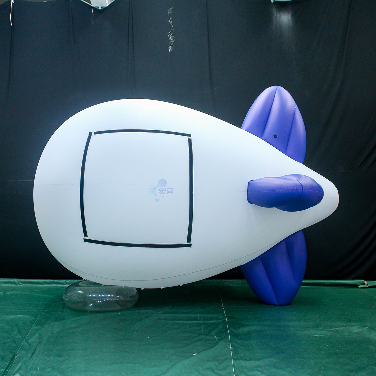 厂家直销PVC飞艇模型商业广告宣传活动开业典礼闭气升空广告气模