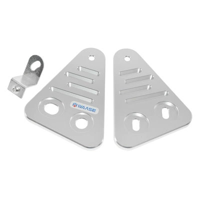 PG-1 PG1 modified motorcycle: Motorcycle frame - headlight-bracket-silver