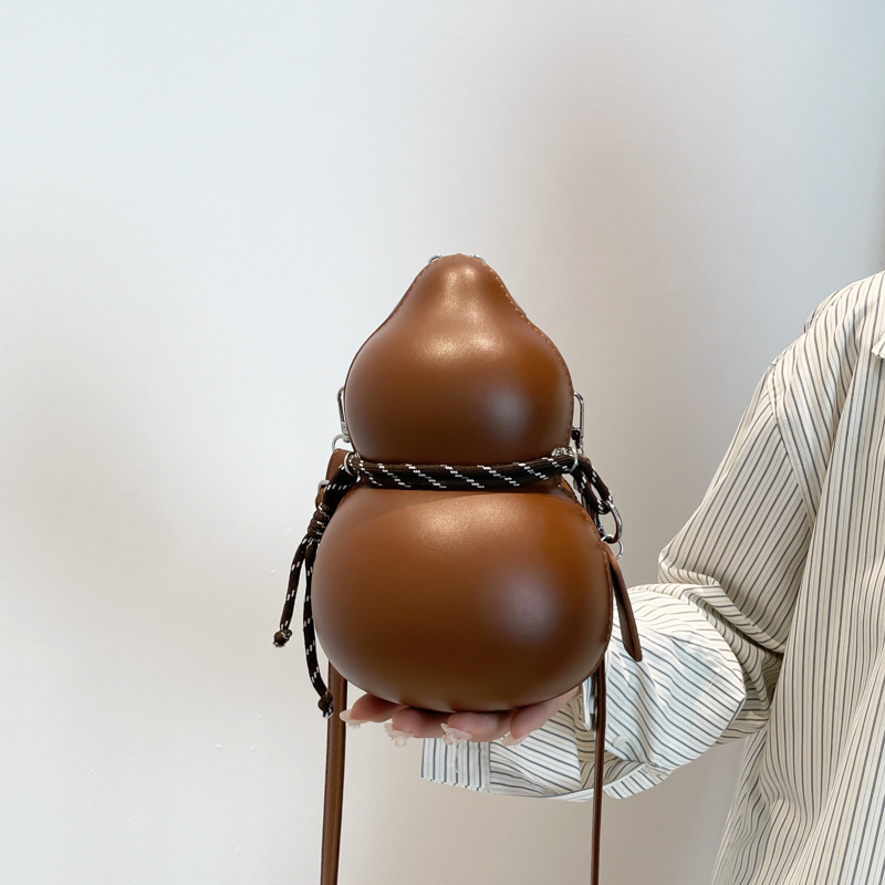 크리 에이 티브 조롱박 가방 틈새 디자인 숄더백 여성 트렌디 브랜드 맞춤형 배낭 크로스 바디 백 동전 지갑