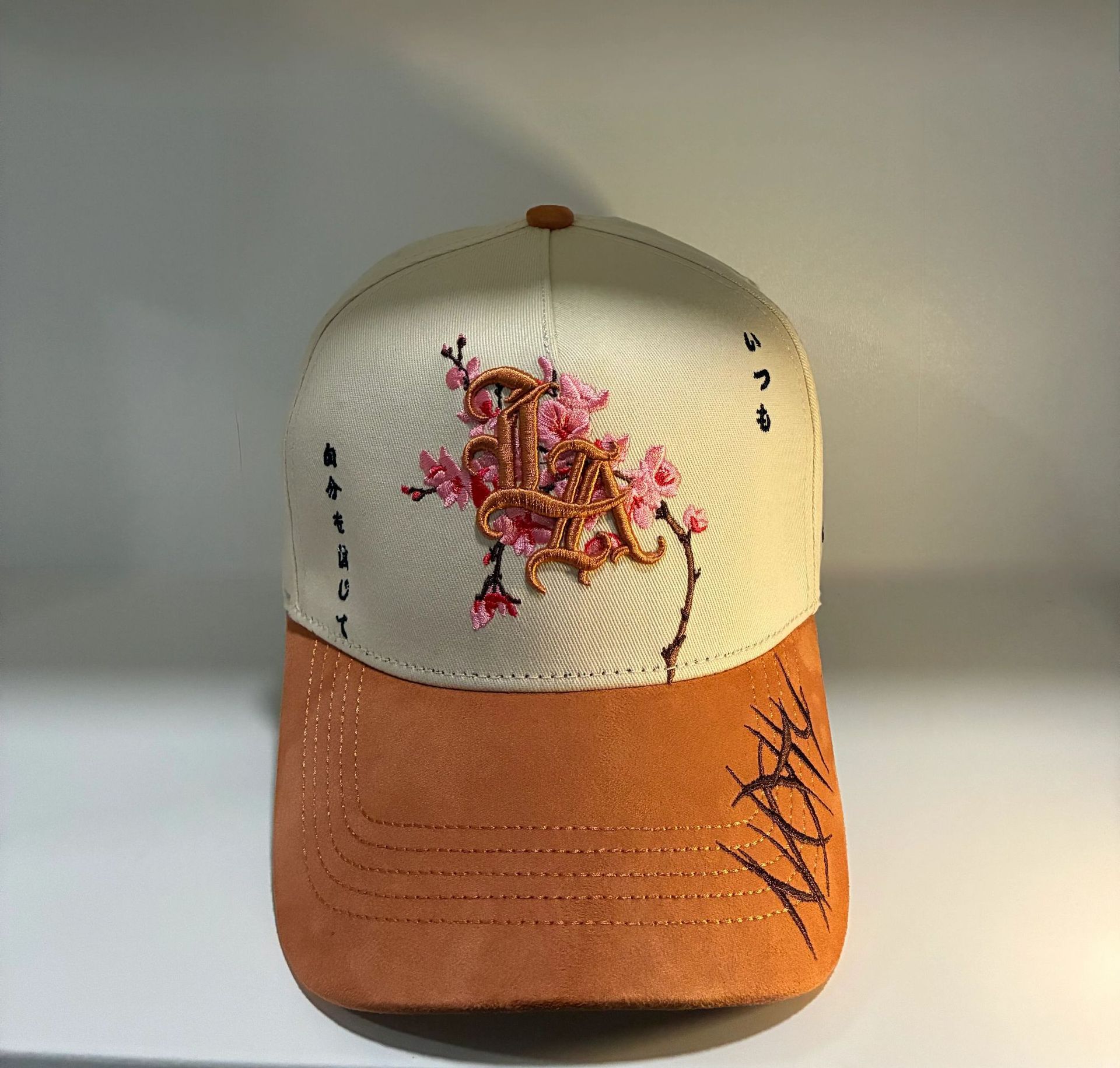 Nuevo Meike Duo Dandy bordado ajustable gorra de boca de pato borde curvo gorra de béisbol con diamantes barba tío