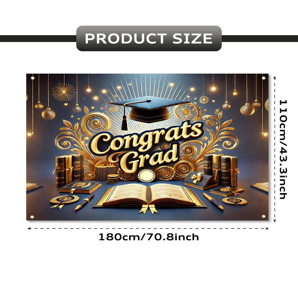 Годичный баннер Background Cloth Decoration Hanging Cloth Banner Customized