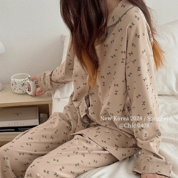 Brown floral (fever de velvet)