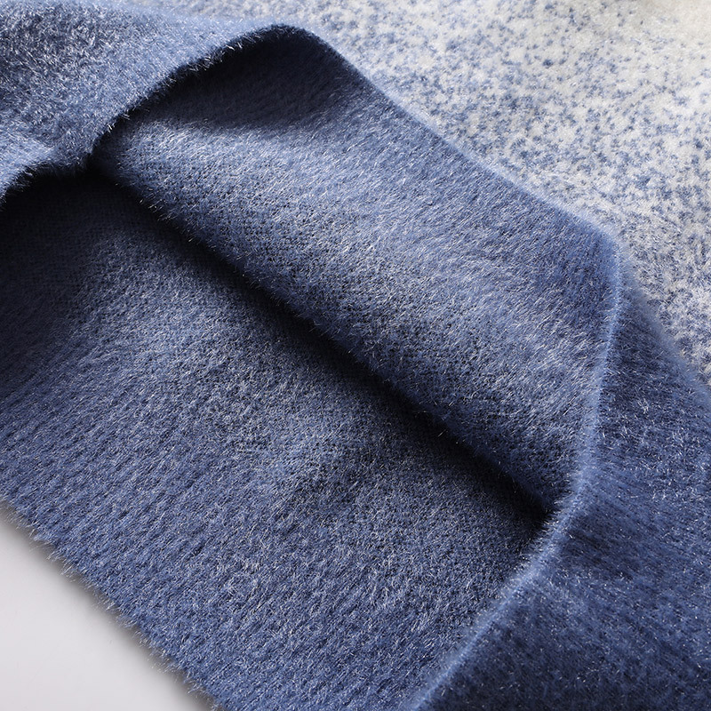 Pull de marque tendance pour hommes, pull en tricot ample et décontracté à col rond pour hommes, beau pull d'hiver pour jeunes_voghion.com