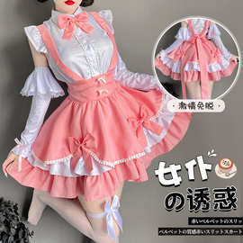新款lolita性感情趣内衣服欲女佣制服连衣裙女仆套装诱惑睡衣2754