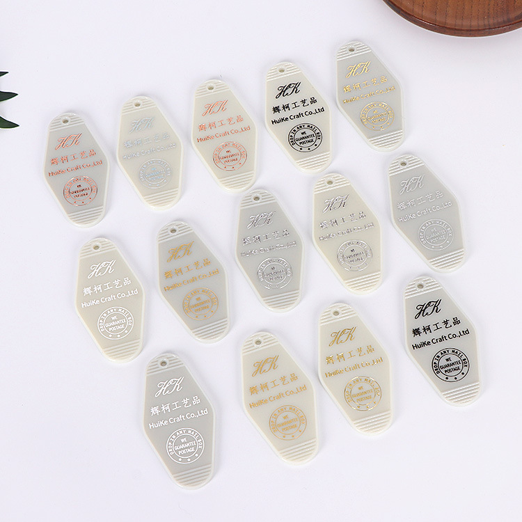 Retro digital plastic keychain for hotel for keys