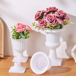 Factory direct multi-meat pot plastic simple indoor mini plant flower pot Nordic desktop creative multi-meat small flower pot