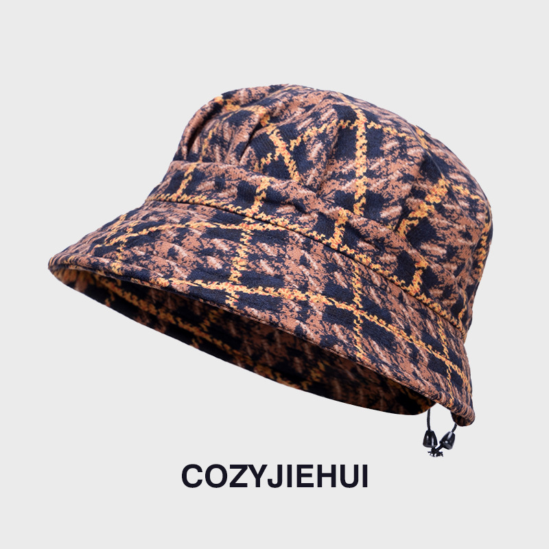 Large Plaid-Black Brown