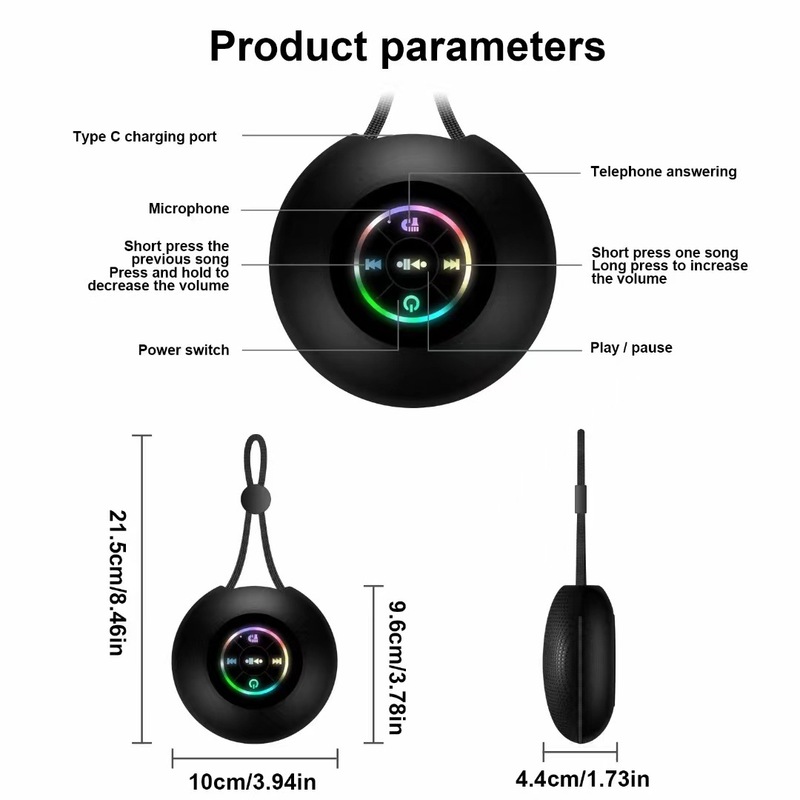 Amazon's new suction cup multicolor light-emittingspeaker|undefined