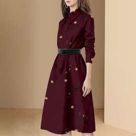 意大利连衣裙子大码女士秋冬装欧货外单撤柜法国尾货原单折扣