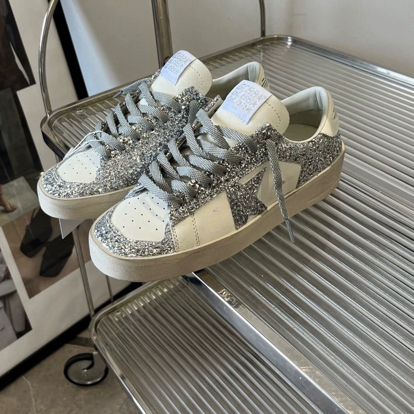 Ding version of dirty shoes, increased casual sneakers, lace-up white shoes, old stars, small dirty shoes, women's trendy and versatile shoes
