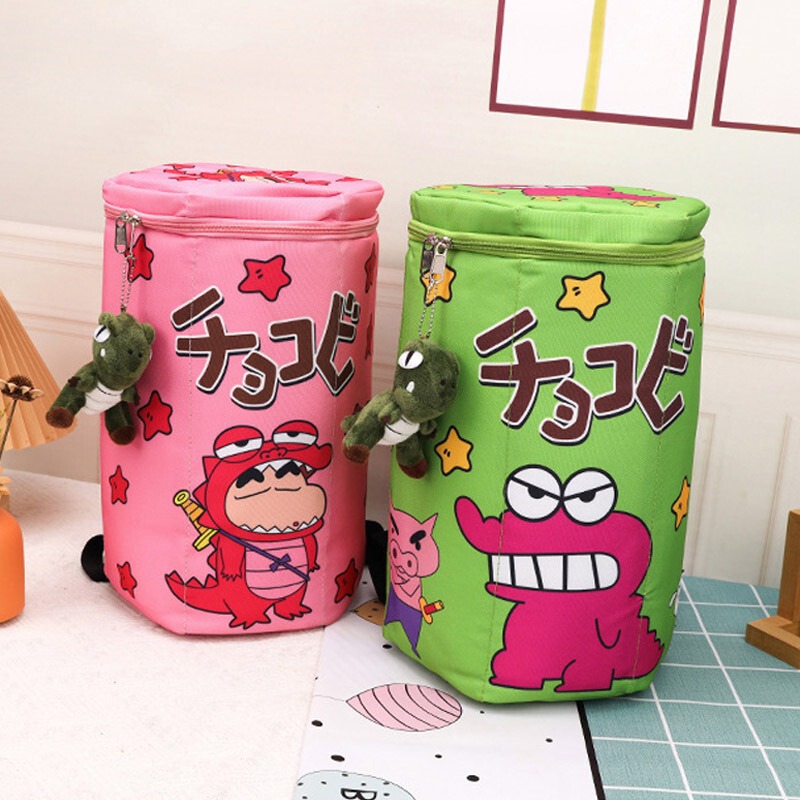 Creative and Cute Student Backpack, Trendy New Small Crocodile Cookie Box Backpack, Korean Version Ins Backpack