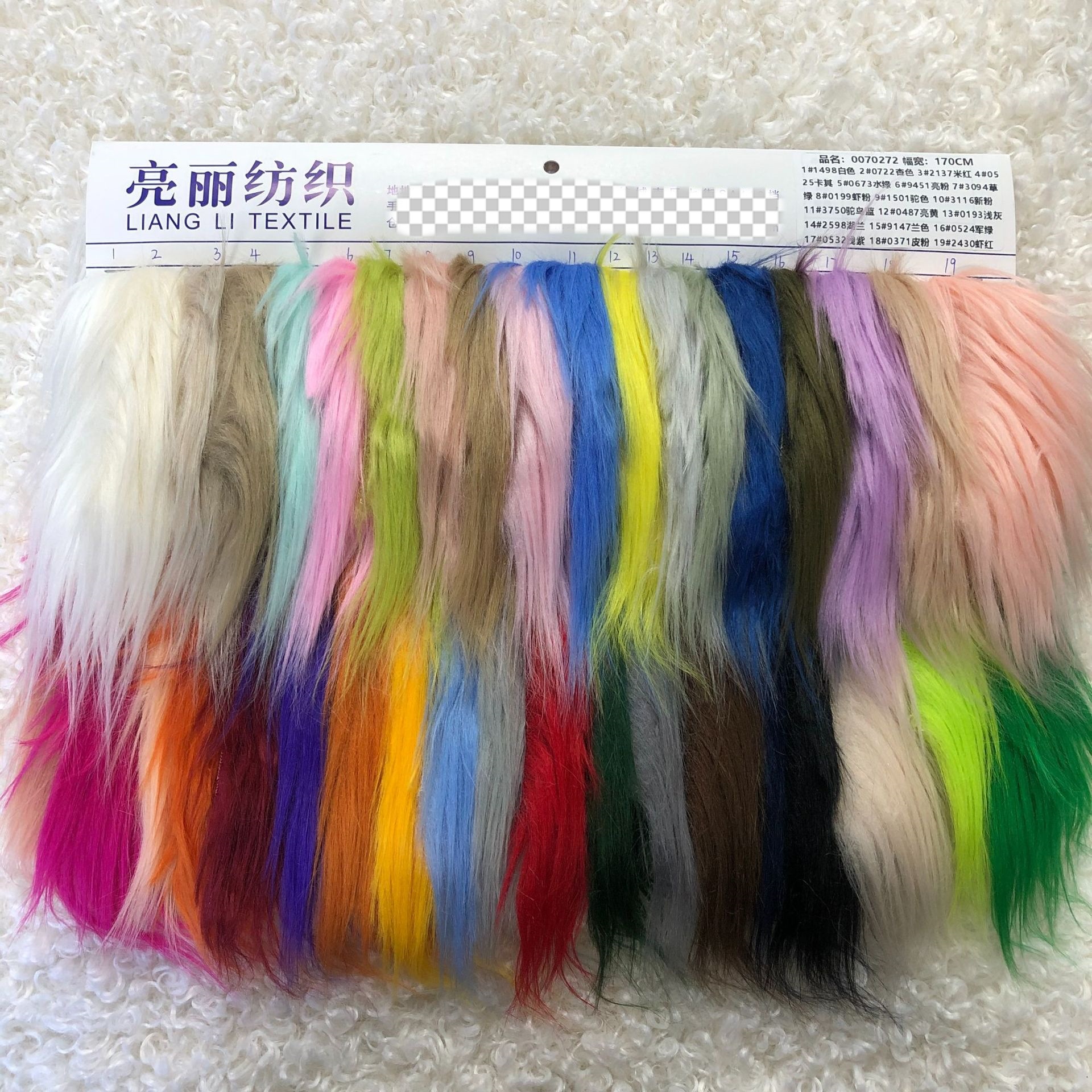 80 - 100MM cabello largo rollo de lana de playa caída de agua cabello de pelo de muñeca tela de ropa bolsa