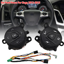 适用于福特新福克斯方向盘开关翼虎途睿欧多功能按键蓝牙音量按钮