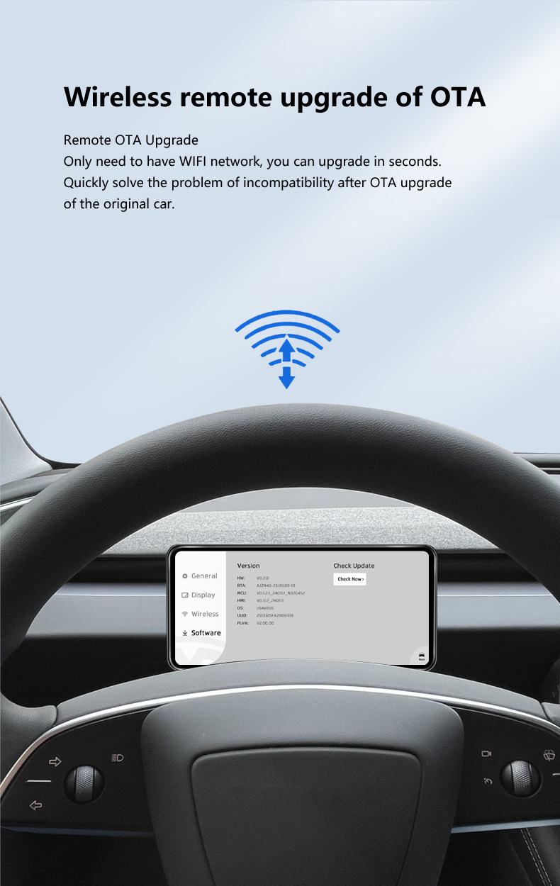 Applicable to Tesla 2024 Rejuvenation New Model3/Highland model3 LCD Instrument Screen