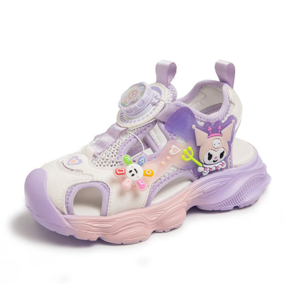 Children's Sandals 2024 Summer Western-style Kulomi Girls Princess Shoes Big Kids Sports Sandals Student Shoes