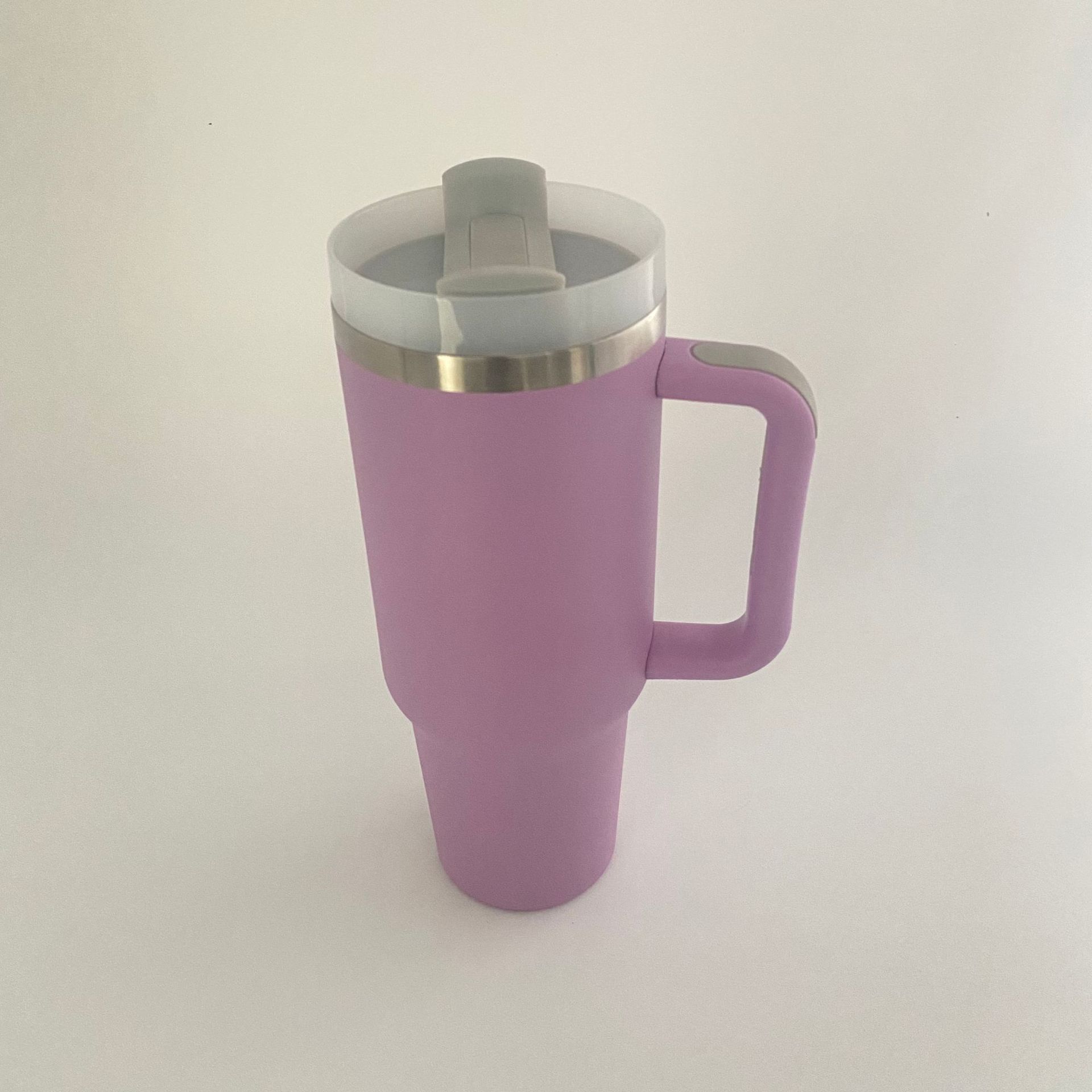 Vaso de Acero Inoxidable de 40 oz con Pajita para Venta Directa Transfronteriza, Vaso Portátil para Auto, Vaso Térmico de Gran Capacidad