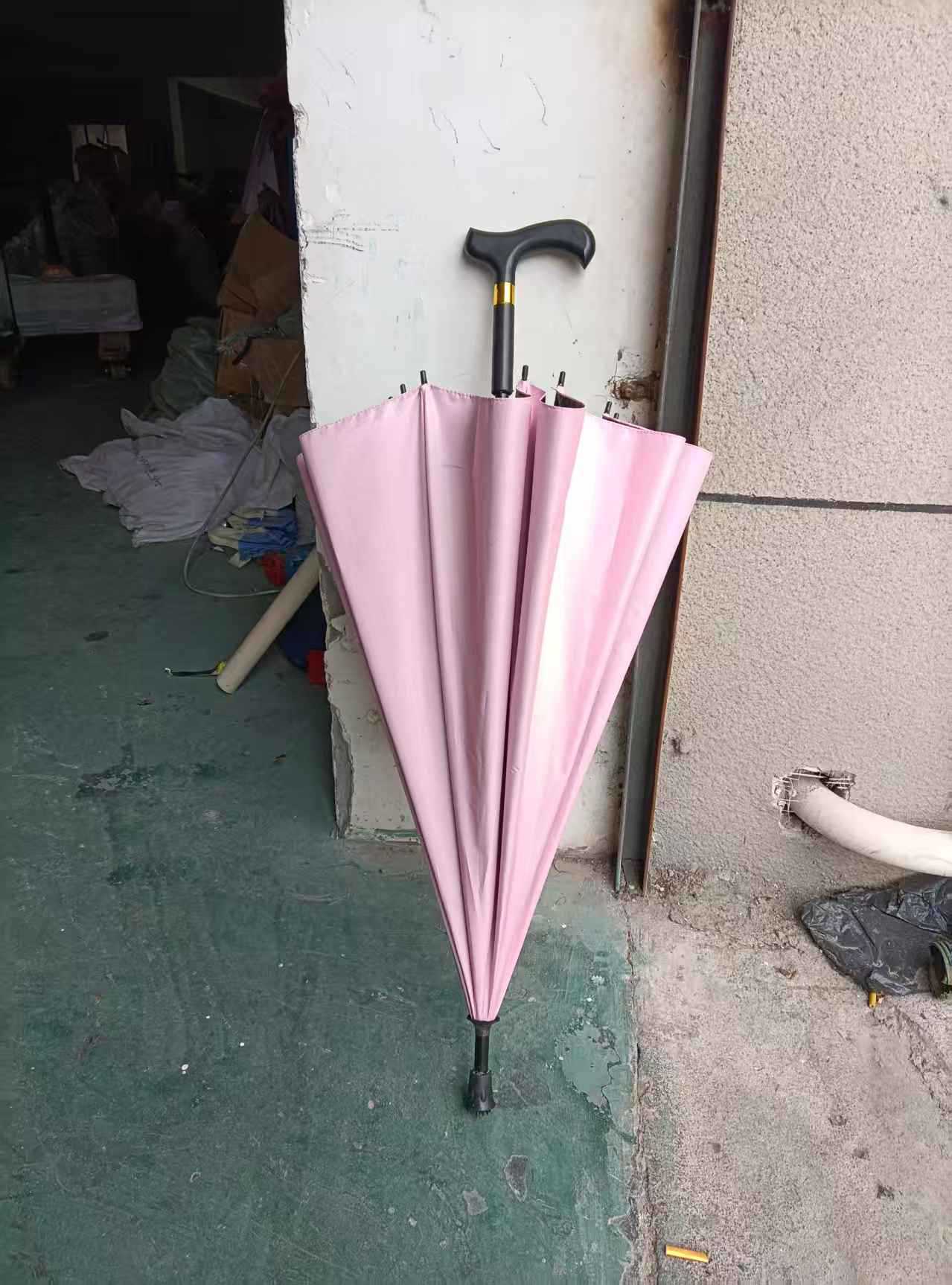 Paraguas de Golf Ejecutivo Grande de Fibra y Madera Maciza, Automático, Resistente al Viento, para Golf y Negocios