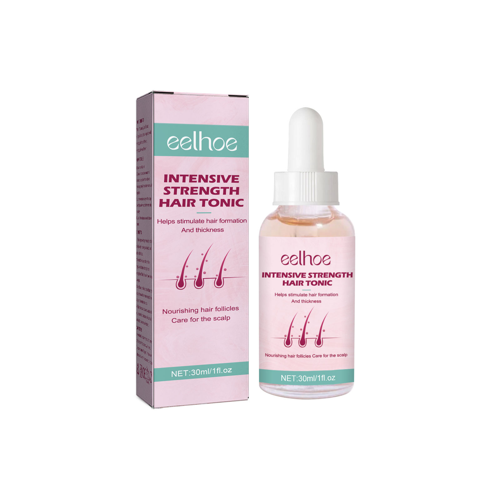 Essence EELHOE pour réparer la racine des cheveux hydratante endommagée, les cheveux denses, la chute et l'anti-fixation_voghion.com