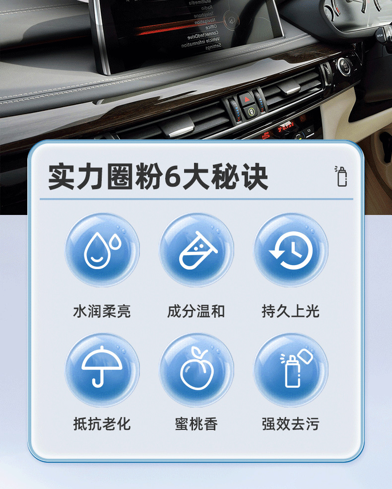 Car Dashboard Wax Interior Care Agent Dashboard Leather Refurbishment Seat Maintenance Decontamination Polishing Protective Dashboard Wax