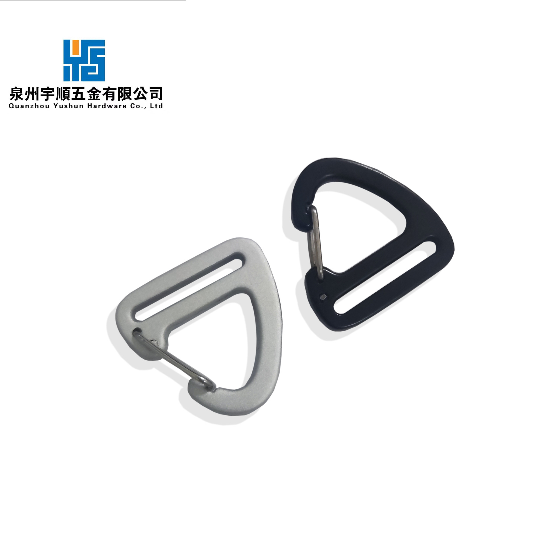 宠物D扣厂家直供高精款金属航空铝三角扣宠物牵引扣箱包