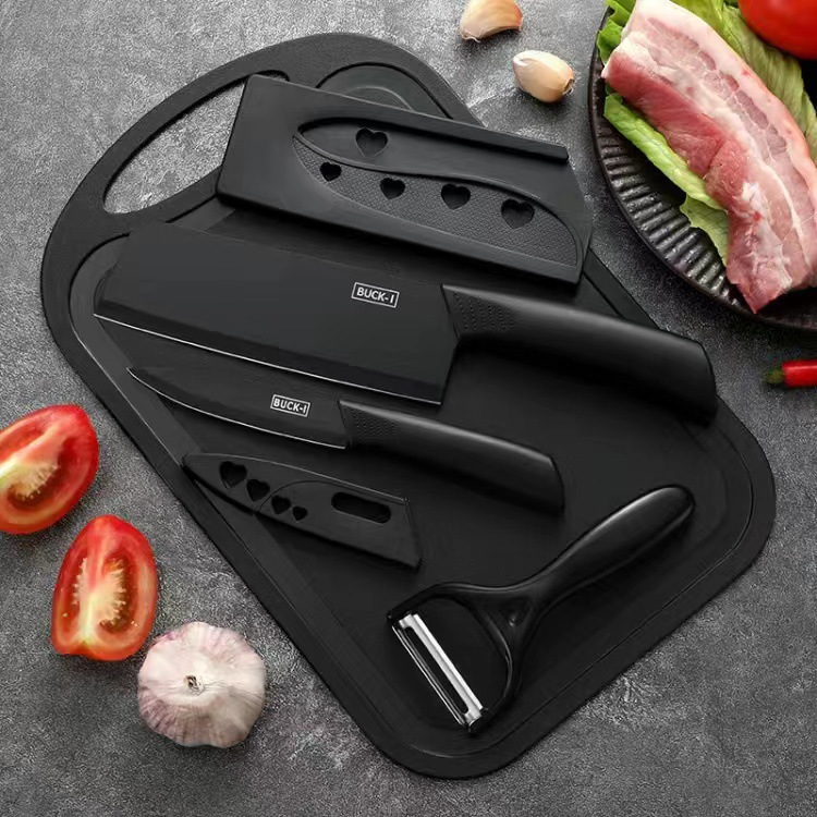Cuchillo de cocina de acero inoxidable para cortar carne, cortar verduras, cortar frutas, conjunto completo de cuchillos de regalo en línea al por mayor un producto