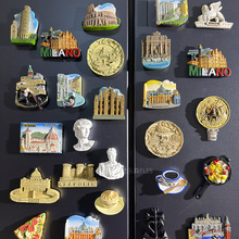 意大利旅游纪念罗马米兰威尼斯地标建筑高级感冰箱贴磁贴创意装饰