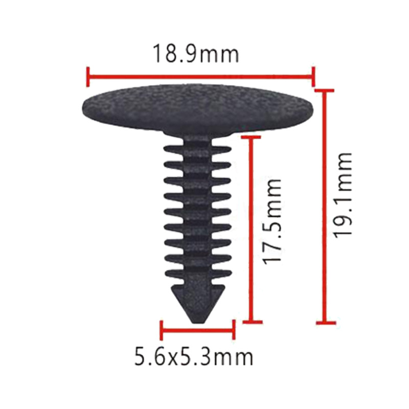 Aplicable a Chrysler Automotive decorativo placa localizador nylon hebilla A205