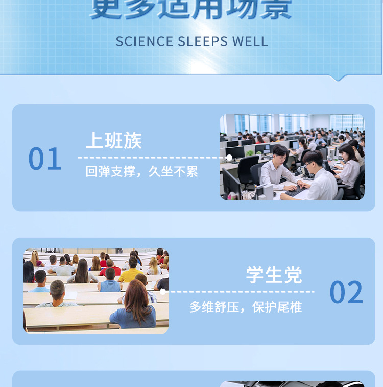 Breathable Washable 4D Air Fiber Rehabilitation Nursing Pad Free Inflatable Anti Decubitus Mattress for the Elderly