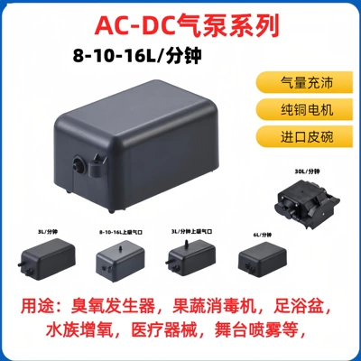 3L-6L-8L-10L-16L-30L AC DC air pump air compressor for ozone generator (Hava kompressorları)