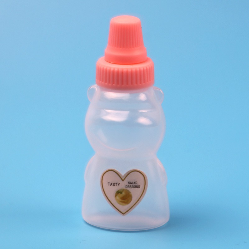 Cross-border Hot Selling Cute Sauce Bottle Kitchen Portable Sauce Salad Spice Bottle Mini Tomato Honey Squeeze Sauce Bottle_voghion.com