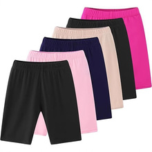 跨境货源女童舞蹈短裤儿童纯棉五分裤中裤儿童健身运动服厂家直销