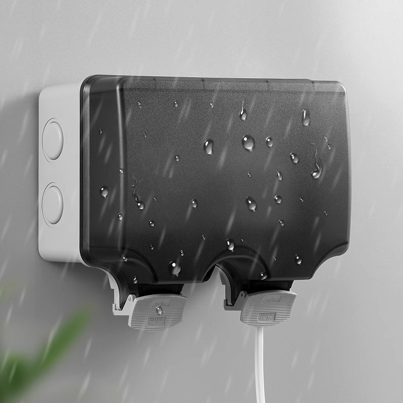 Double travel waterproof mounted power supply