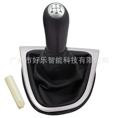 Renault Clio 4 Iv Mk4: Cab and accessories - sk-renault102-matte-cover-black-leather-black-wire-5r-speed-long-head-matte-frame-black-leather-cover-integrated-gear-handle-left-hand-drive