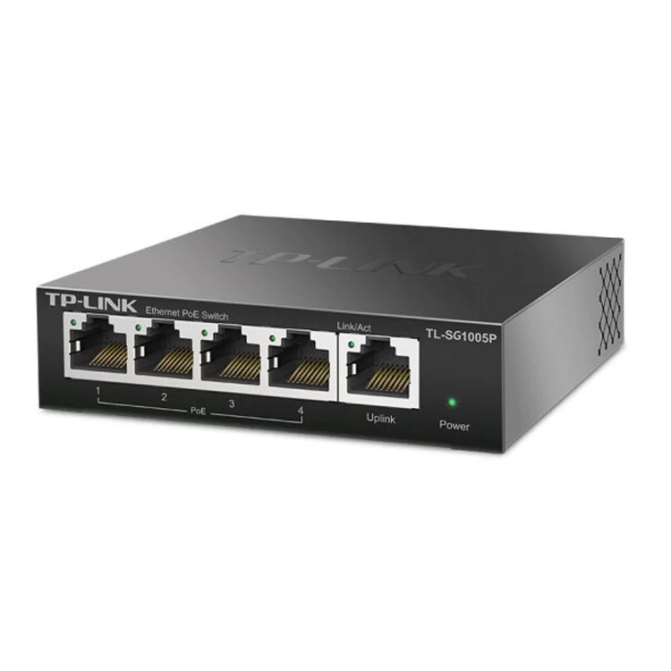 TP-LINK TL-SG1005P полный гигабитный Ethernet PoE коммутатор мониторинг сеть сплиттер