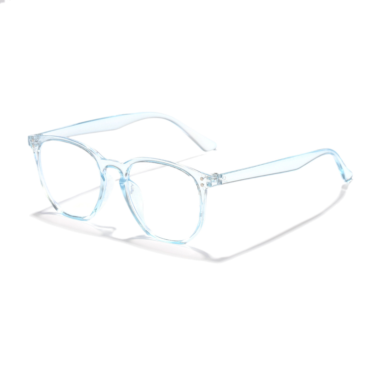 Nuevos hombres y mujeres gafas de luz anti-azul retro artístico gafas lisas macaron color a juego miopía marco gafas para estudiantes