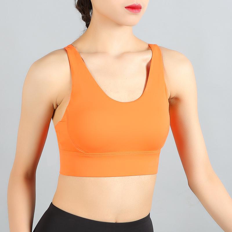 防震运动内衣女防震跑步聚拢瑜伽训练背心美背文胸|ru