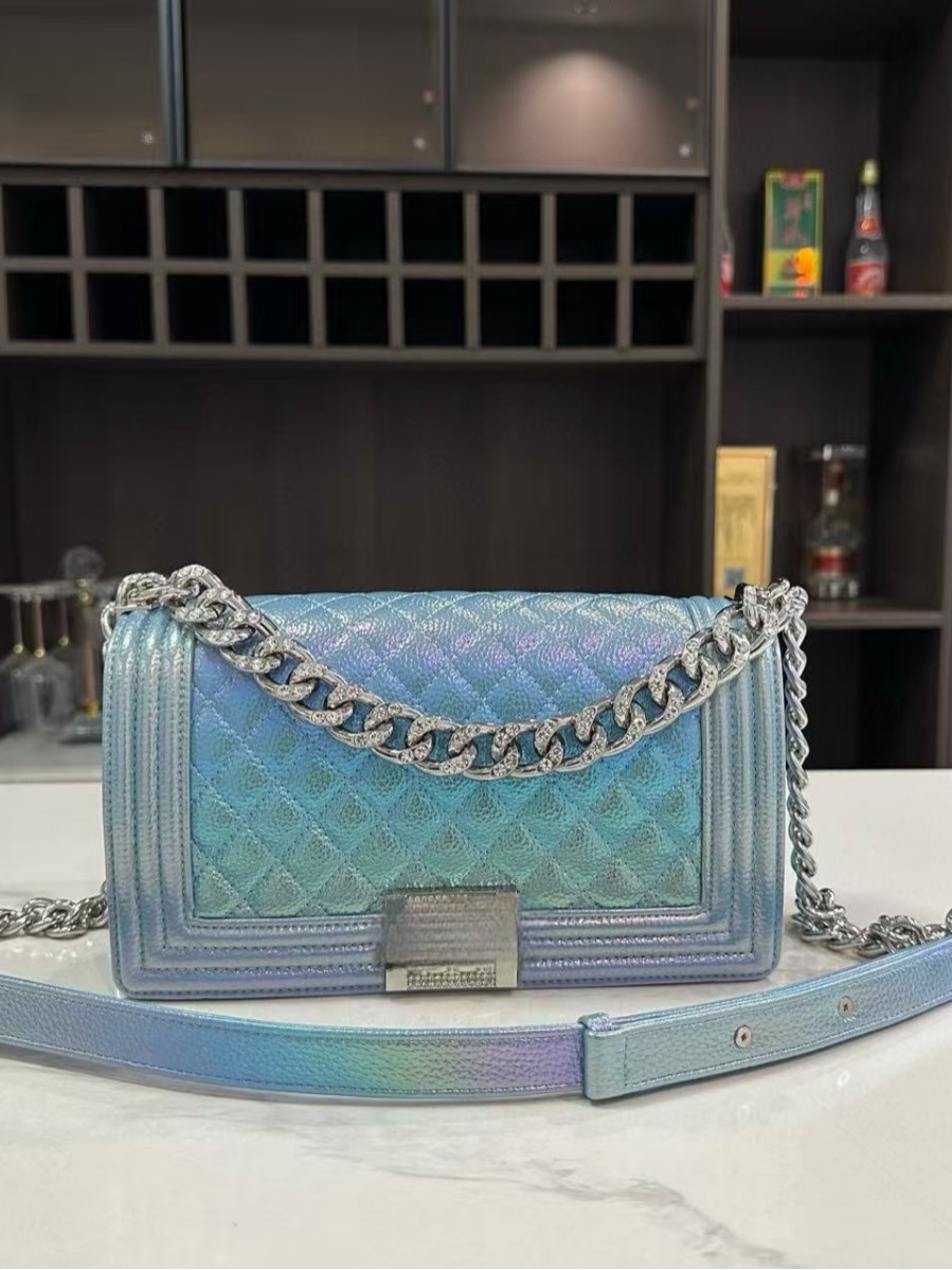 Quilted Texture Small Handbag for Women 2025 Autumn and Winter New Small Square Bag Casual Versatile Crossbody Bag Quilted Chain