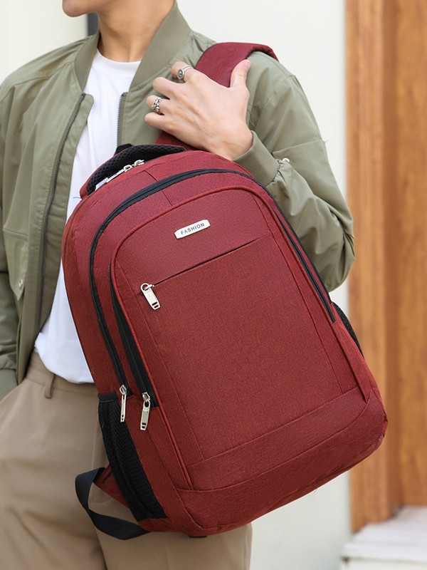 Nuevas mochilas para hombre al por mayor transfronterizas, mochilas versátiles y sencillas para negocios, mochilas para estudiantes de secundaria y universitarios, mochilas de viaje