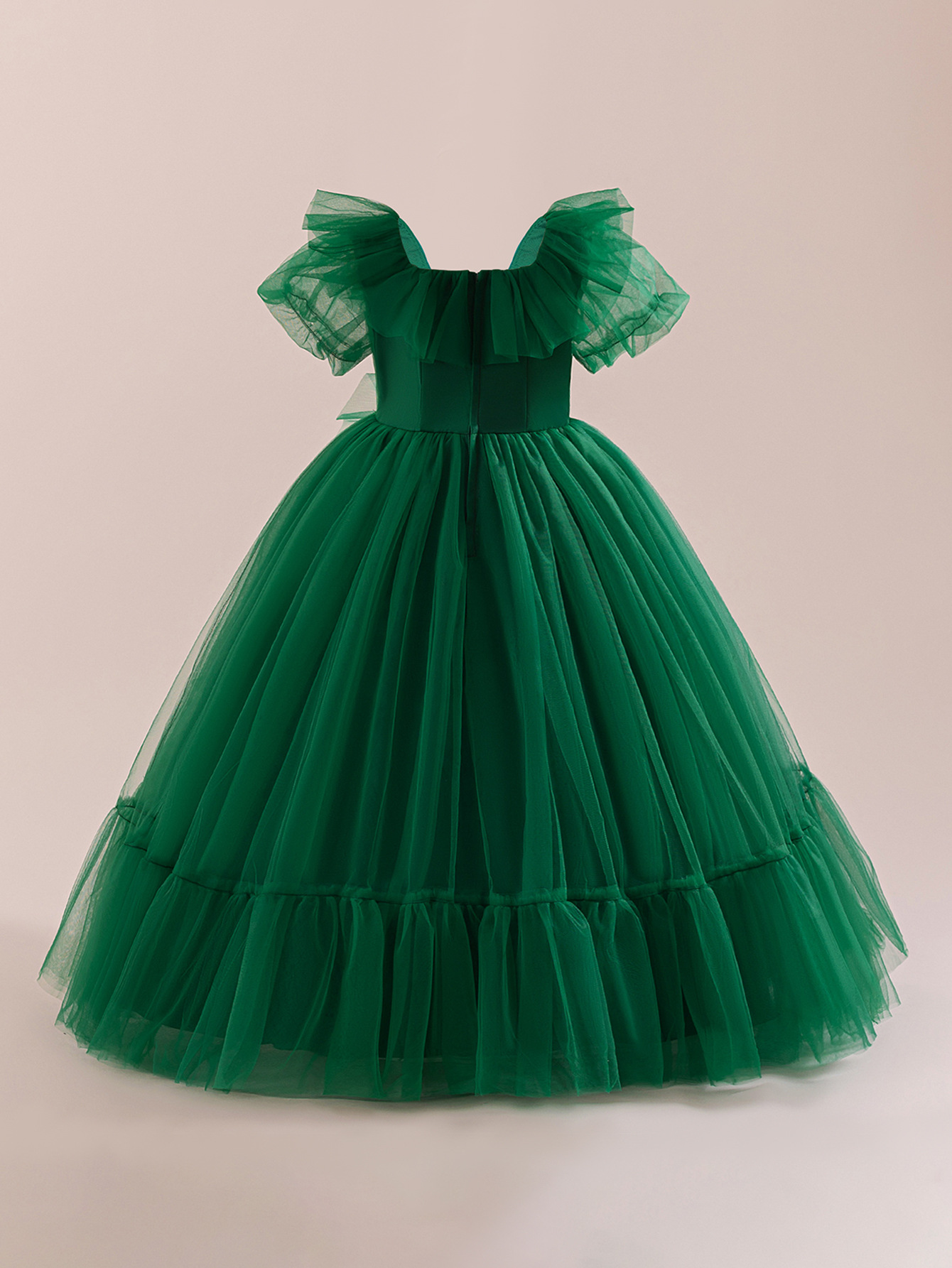 2026 nuevo vestido de niños de tamaño medio y grande red de piano atmosférico tocando vestido de noche pequeño anfitrión rendimiento