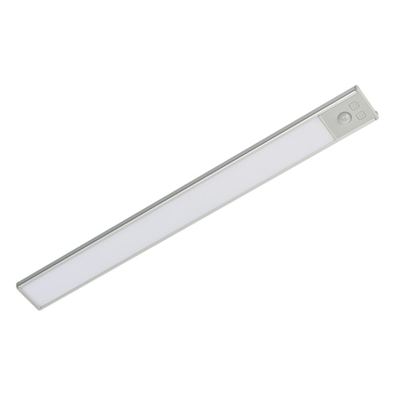 Luz LED para gabinete con sensor corporal recargable barra adhesiva magnética para cocina armario o zapatero