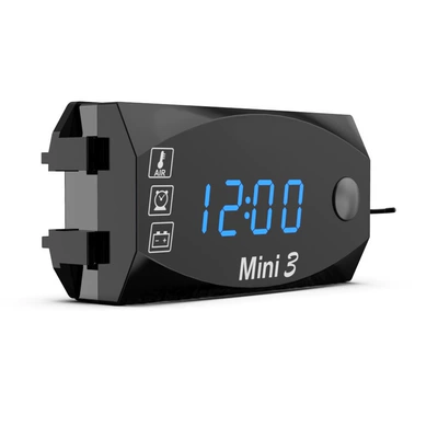 Motorcycle Voltmeter Three-In-One Digital automobile instrument - blu-ray