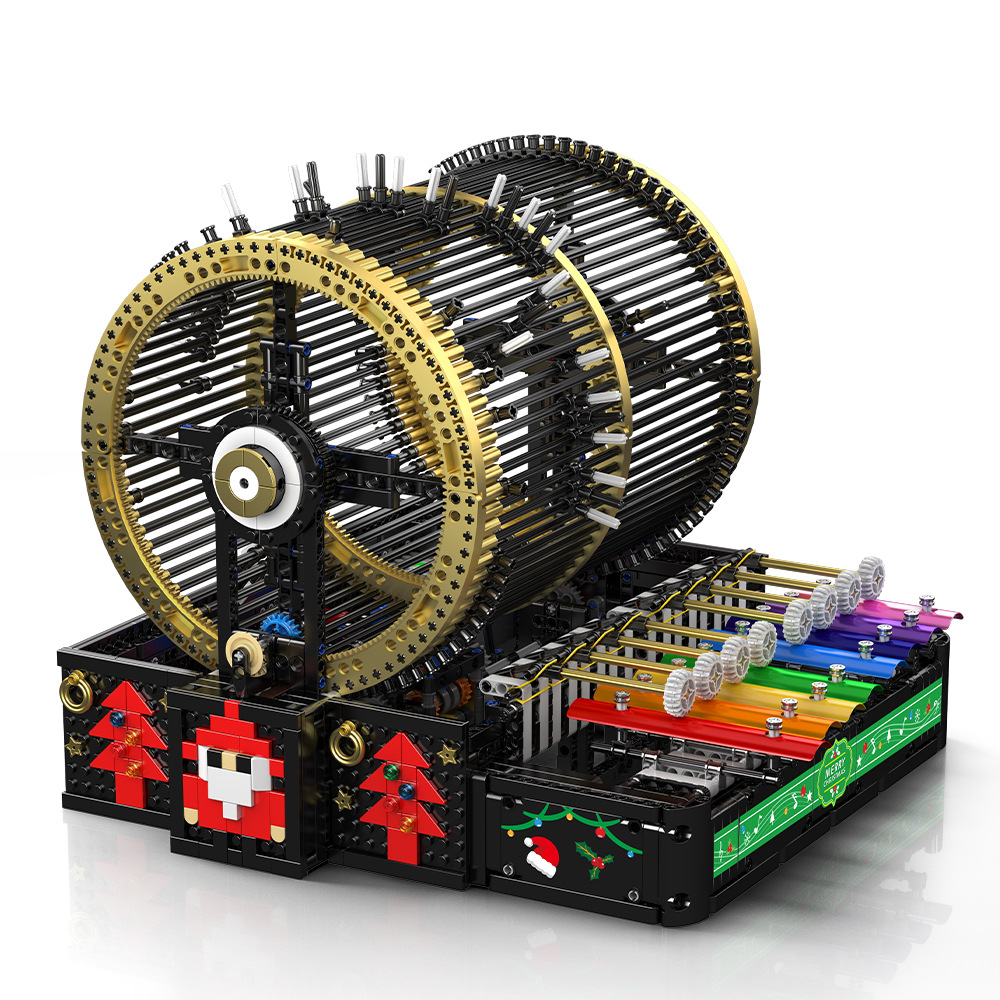 Yuxing Fantasy Paradise nuevo producto 10170 caja de música regalo para niños y niñas bloques de construcción eléctricos juguetes